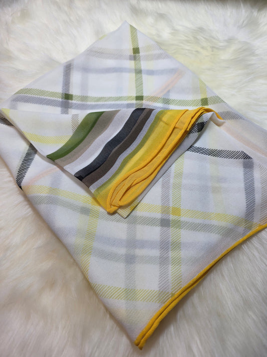 Foulard en Mousseline de soie d'Italie Modèle BJ