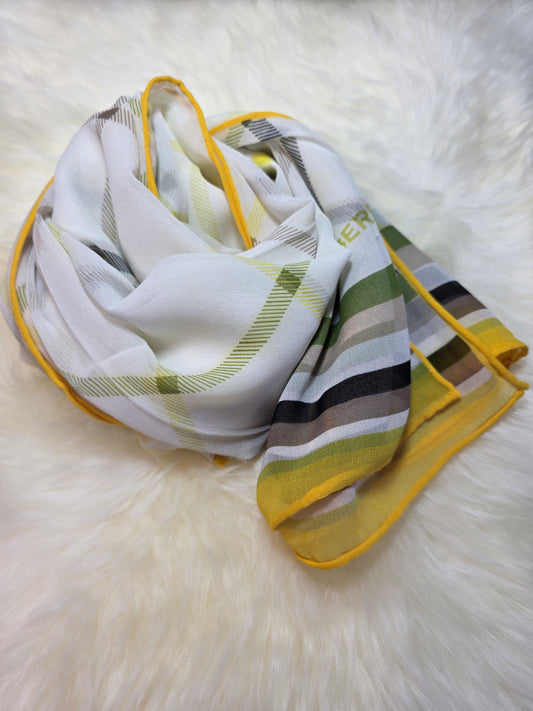 Foulard en Mousseline de soie d'Italie Modèle BJ