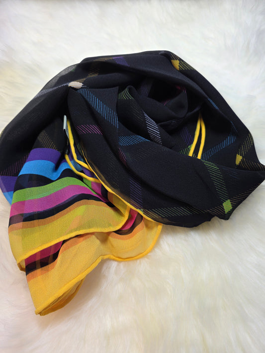 Foulard en Mousseline de soie d'Italie Modèle NJ