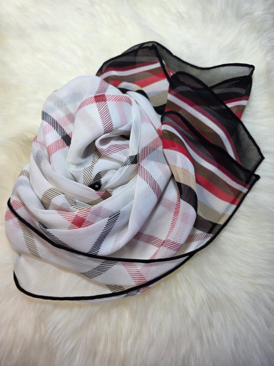 Foulard en Mousseline de soie d'Italie Modèle RN