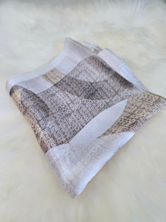 Foulard Soie Premium – Rectangle 170 x 60 cm Beige