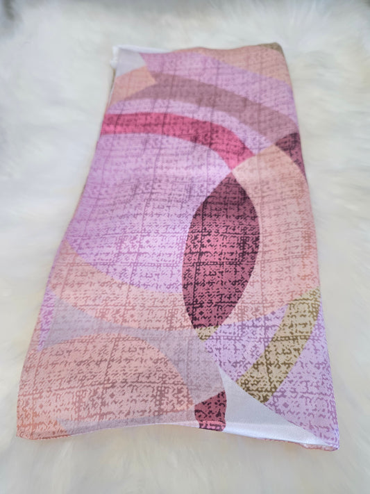 Foulard Soie Premium – Rectangle 170 x 60 cm Rose