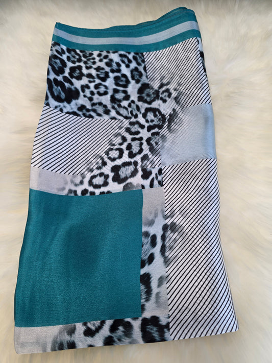Foulard Soie Premium – Rectangle 170 x 60 cm Vert émeraude