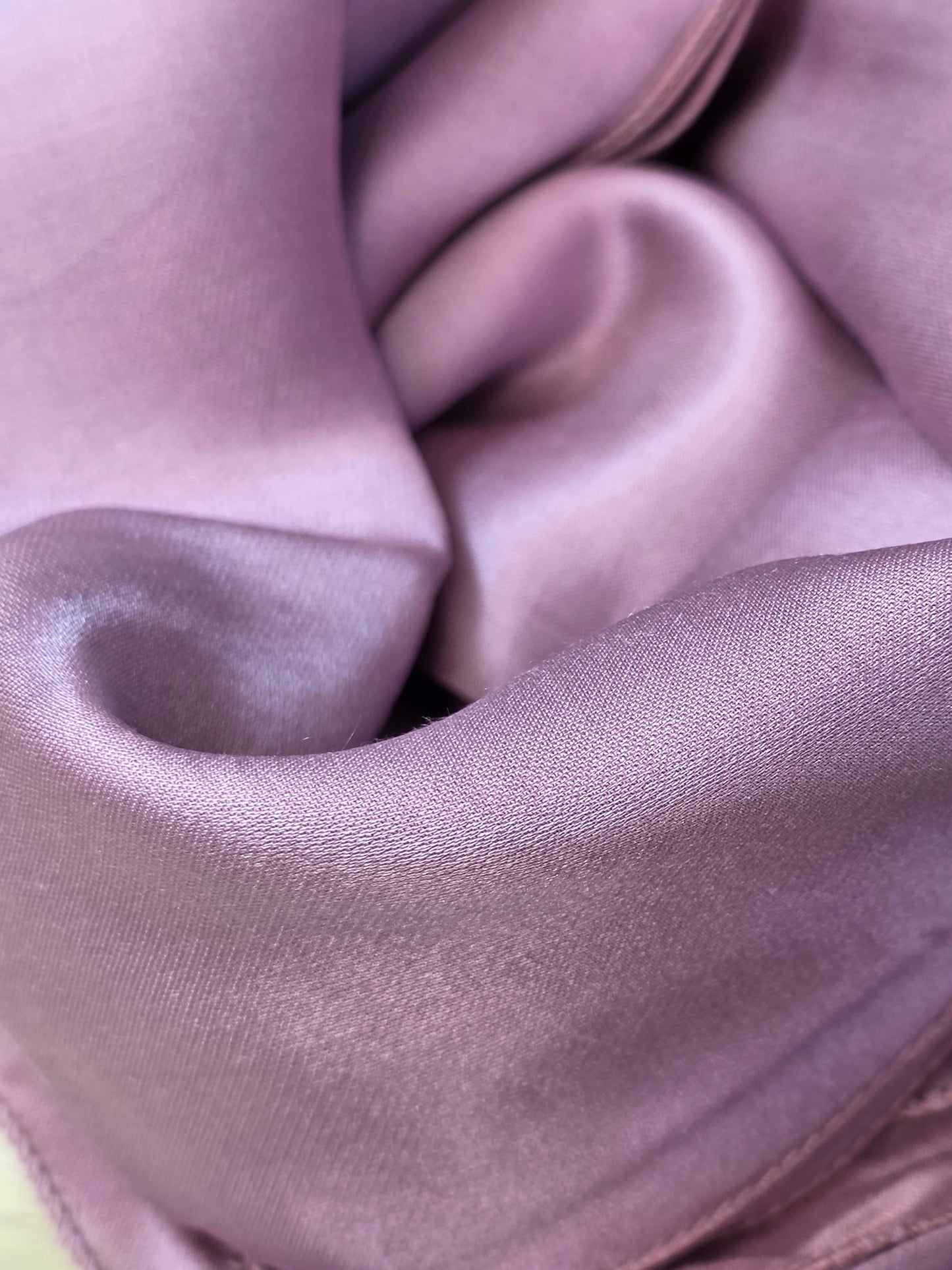 Foulard en Fibre de Soie Uni 170×60 cm Violet