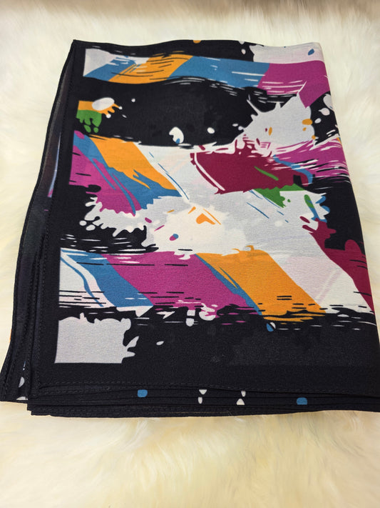 Foulard en Crêpe d'Italie 170×60 cm Modèle BR