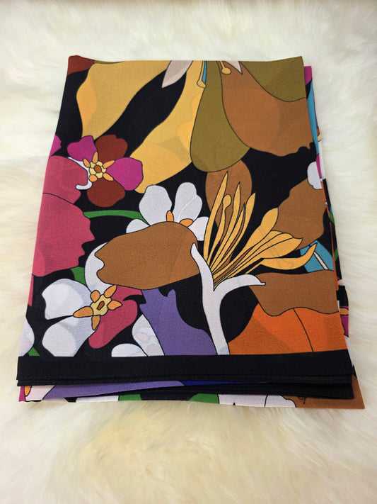 Foulard en Crêpe d'Italie 170×60 cm Modèle RN