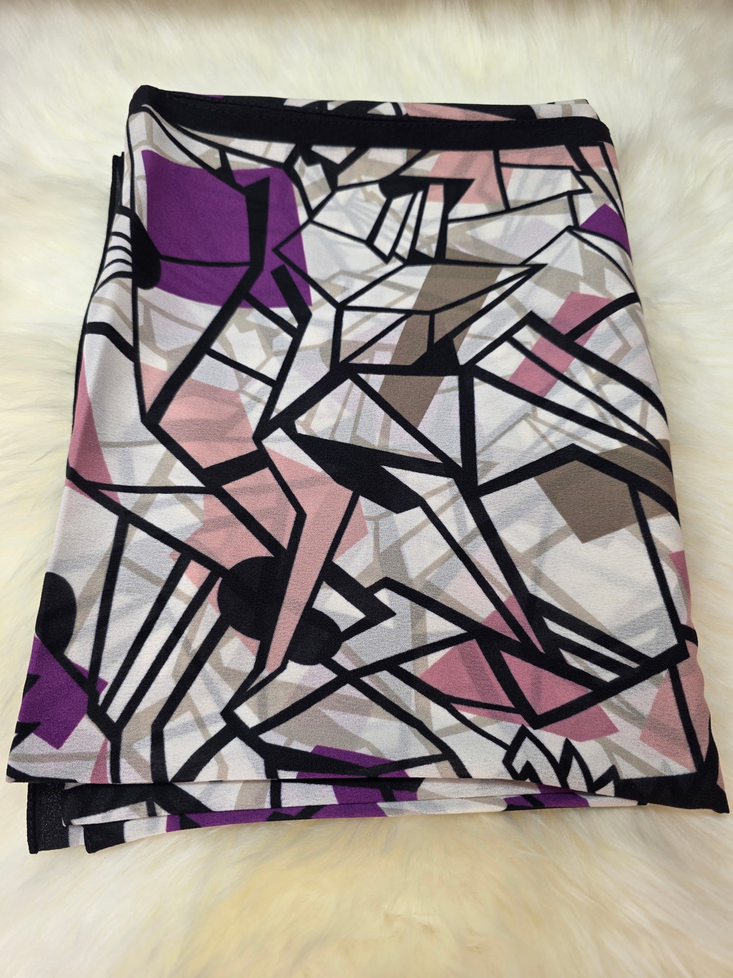 Foulard en Crêpe d'Italie 170×60 cm Modèle BT