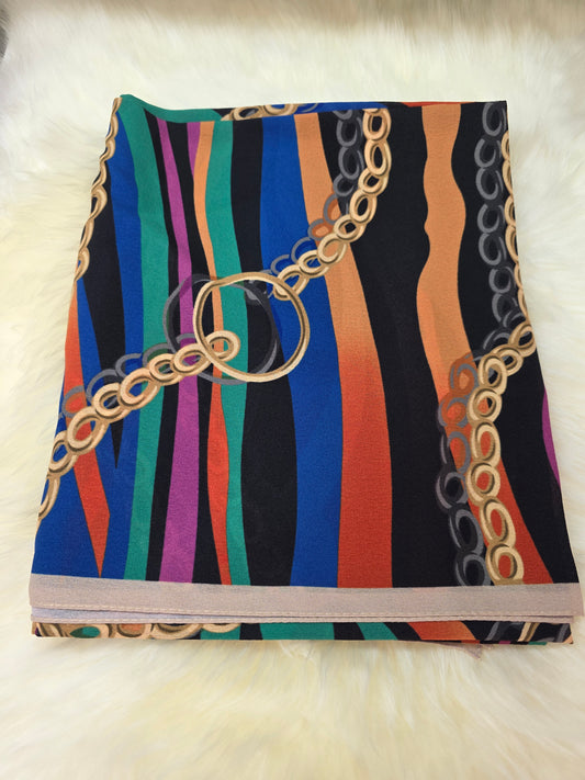 Foulard en Crêpe d'Italie 170×60 cm Modèle VO