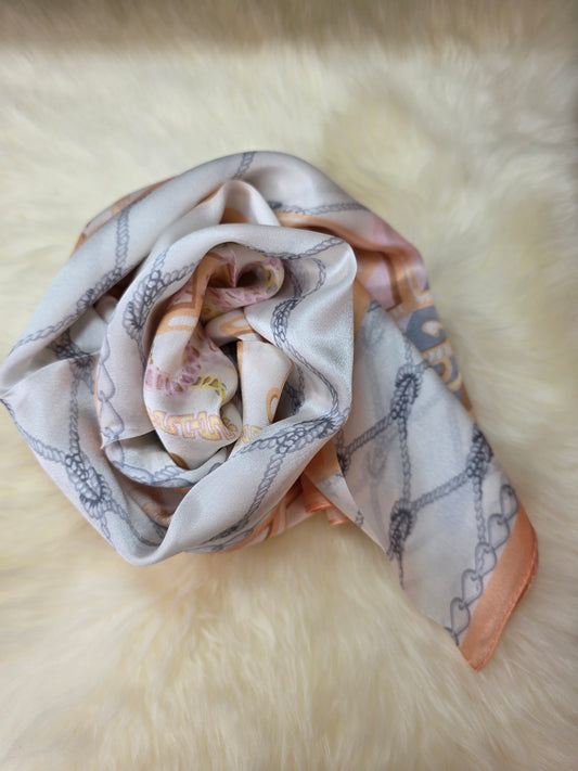 Foulard Soie Premium – Rectangle 170 x 60 cm Saumon