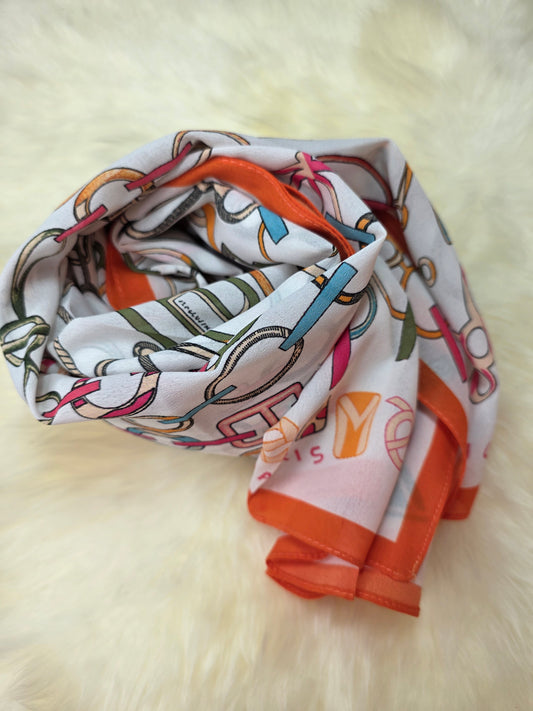 Foulard en Crêpe d'Italie 170×60 cm Modèle OB