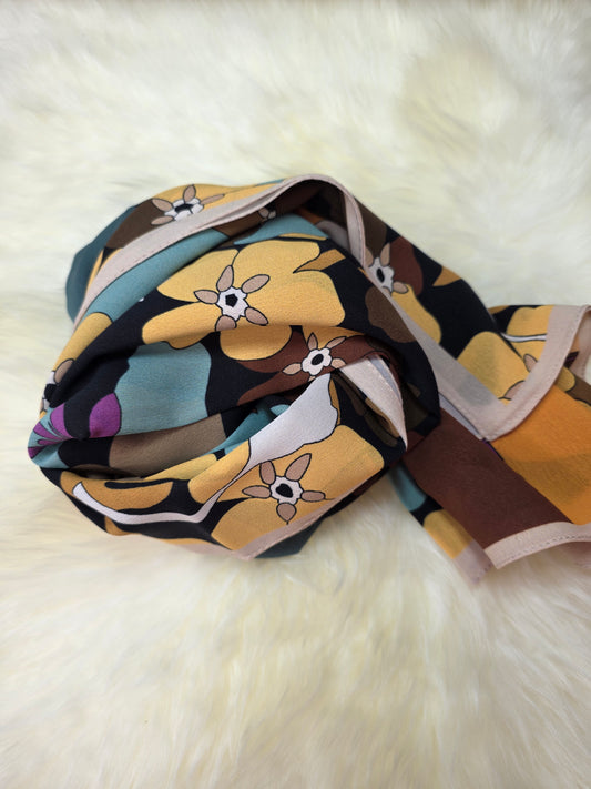 Foulard en Crêpe d'Italie 170×60 cm Modèle NJ