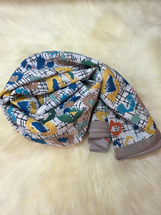 Foulard en Crêpe d'Italie 170×60 cm Modèle BV