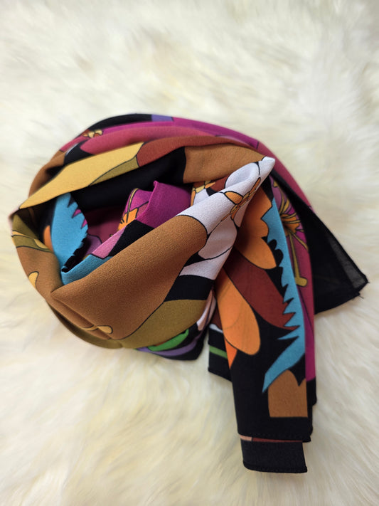 Foulard en Crêpe d'Italie 170×60 cm Modèle RN