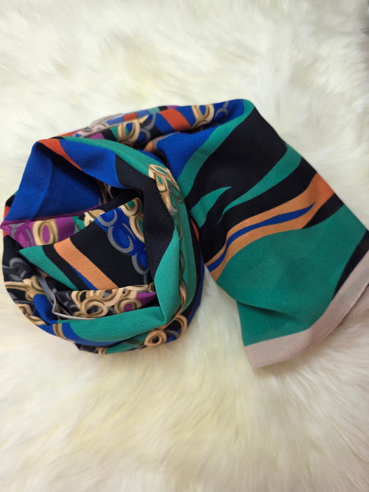 Foulard en Crêpe d'Italie 170×60 cm Modèle VO