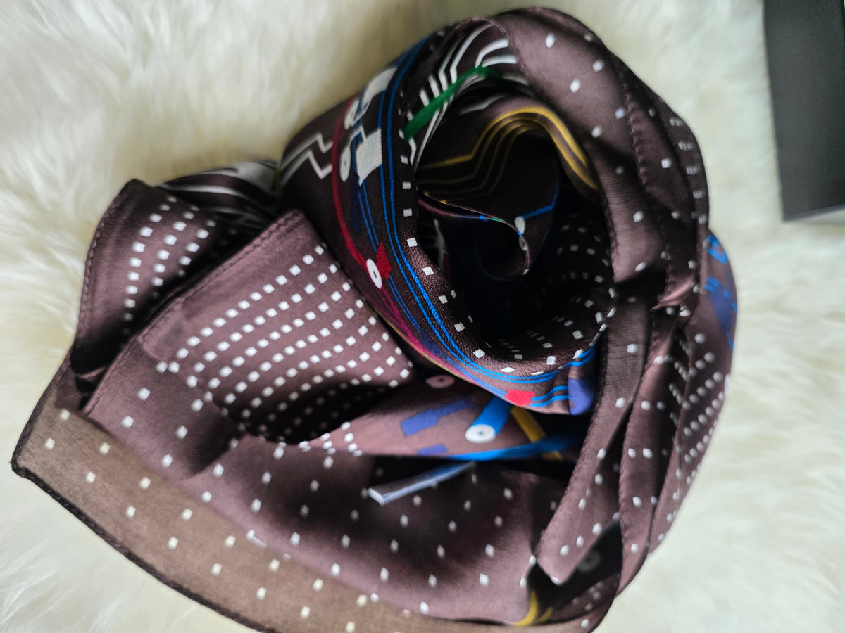 Foulard Soie Premium – Rectangle 170 x 60 cm