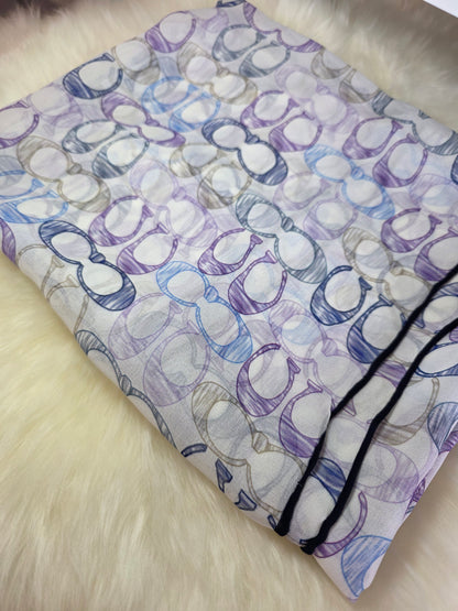 Foulard en Mousseline de soie d'Italie Modèle BN