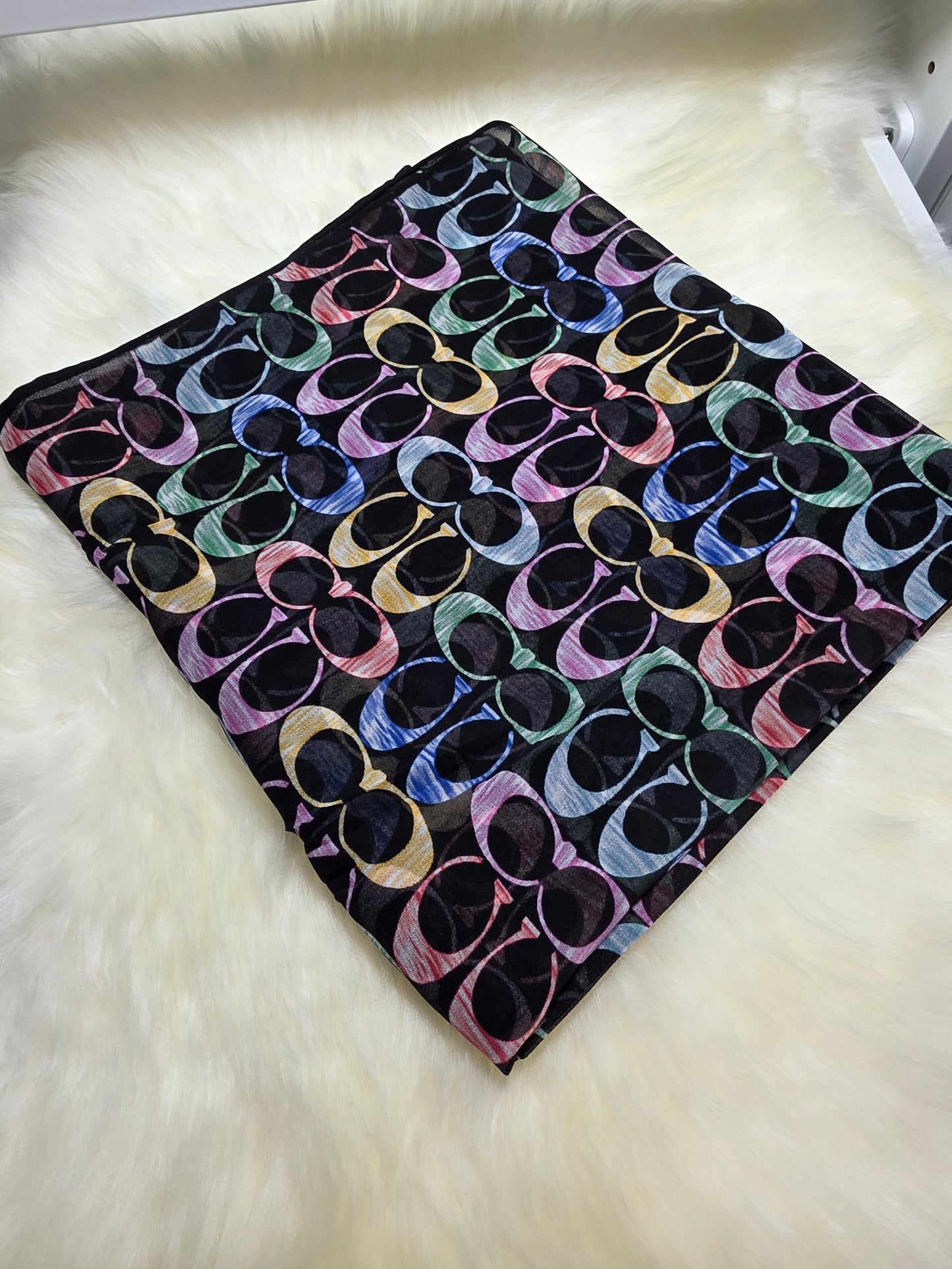 Foulard en Mousseline de soie d'Italie Modèle BN