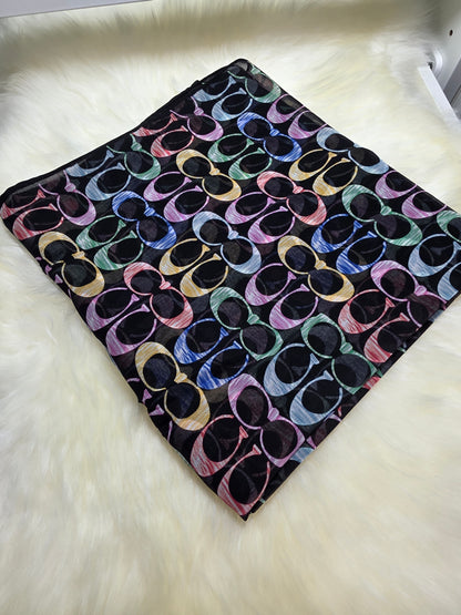 Foulard en Mousseline de soie d'Italie Modèle BN