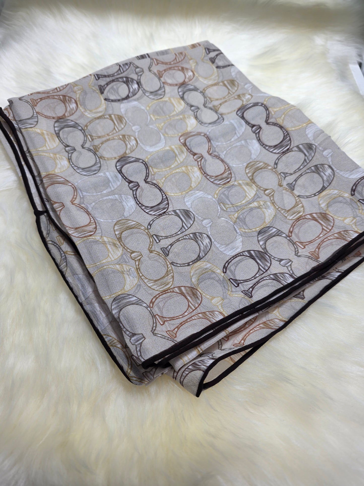 Foulard en Mousseline de soie d'Italie Modèle BN