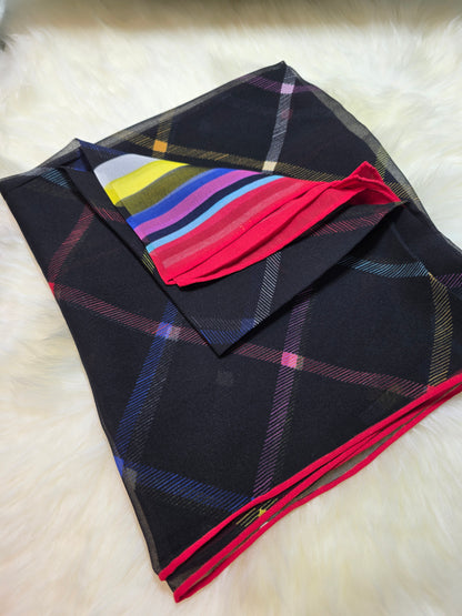 Foulard en Mousseline de soie d'Italie Modèle NR