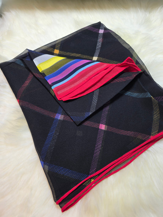 Foulard en Mousseline de soie d'Italie Modèle NR