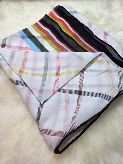 Foulard en Mousseline de soie d'Italie Modèle BT
