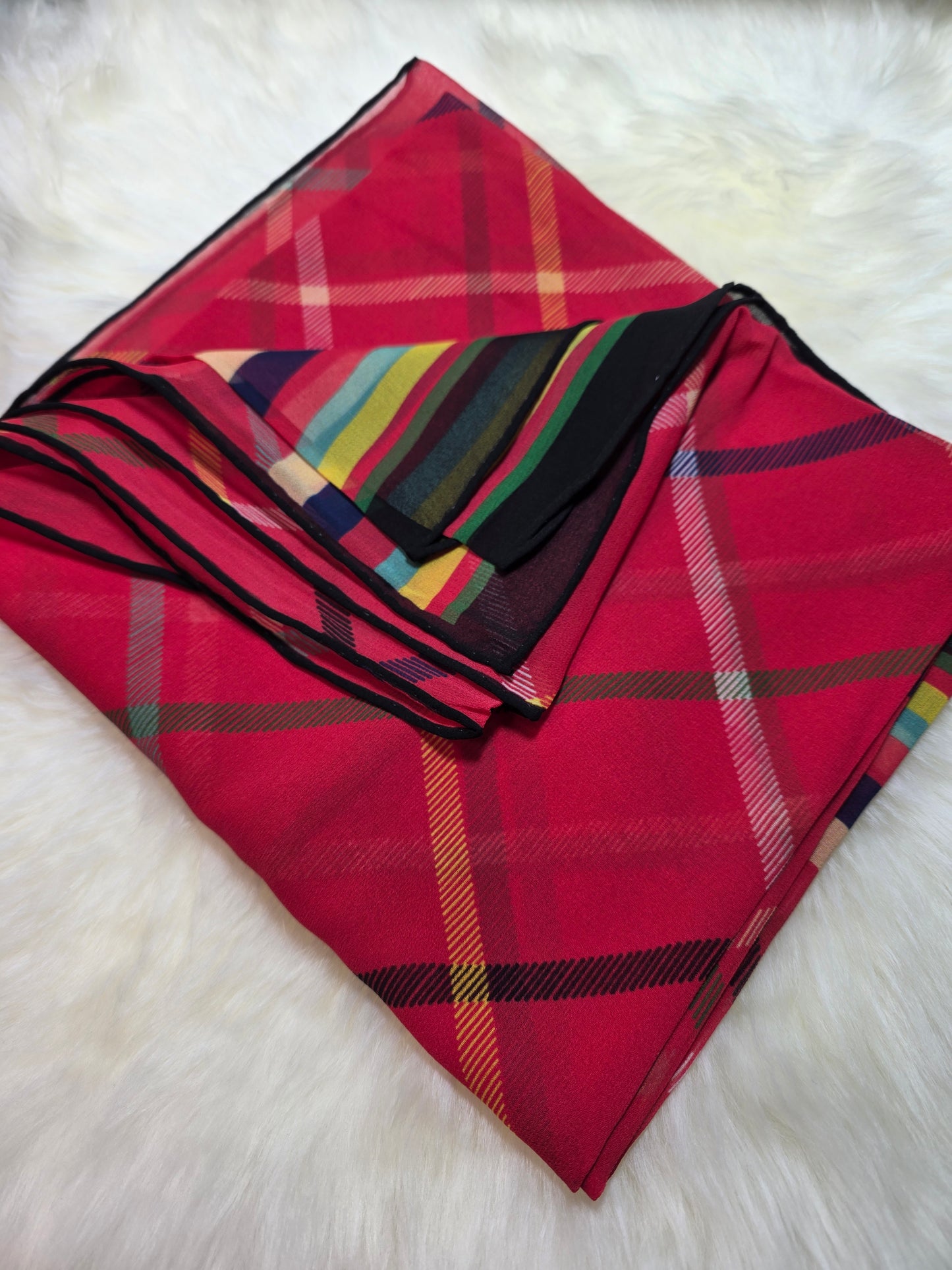 Foulard en Mousseline de soie d'Italie Modèle RJ