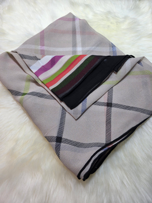 Foulard en Mousseline de soie d'Italie Modèle BB