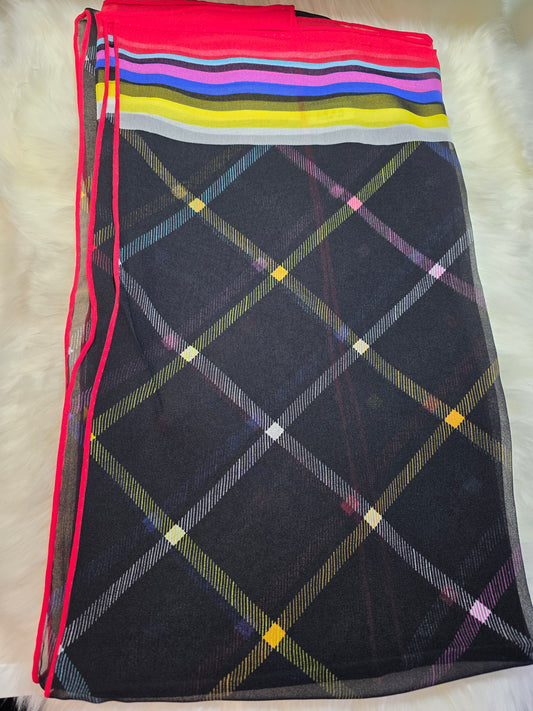 Foulard en Mousseline de soie d'Italie Modèle NR