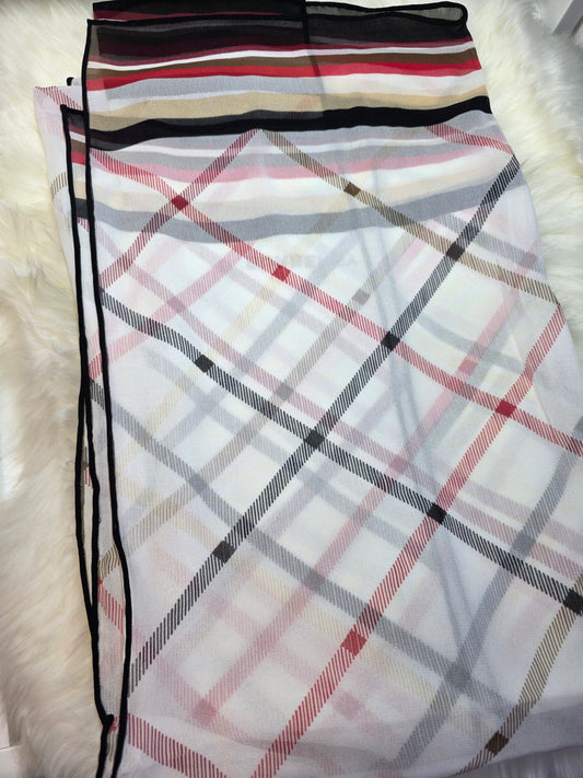 Foulard en Mousseline de soie d'Italie Modèle RN