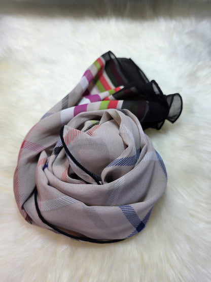 Foulard en Mousseline de soie d'Italie Modèle BB