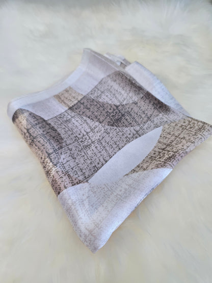 Foulard Soie Premium – Rectangle 170 x 60 cm Beige