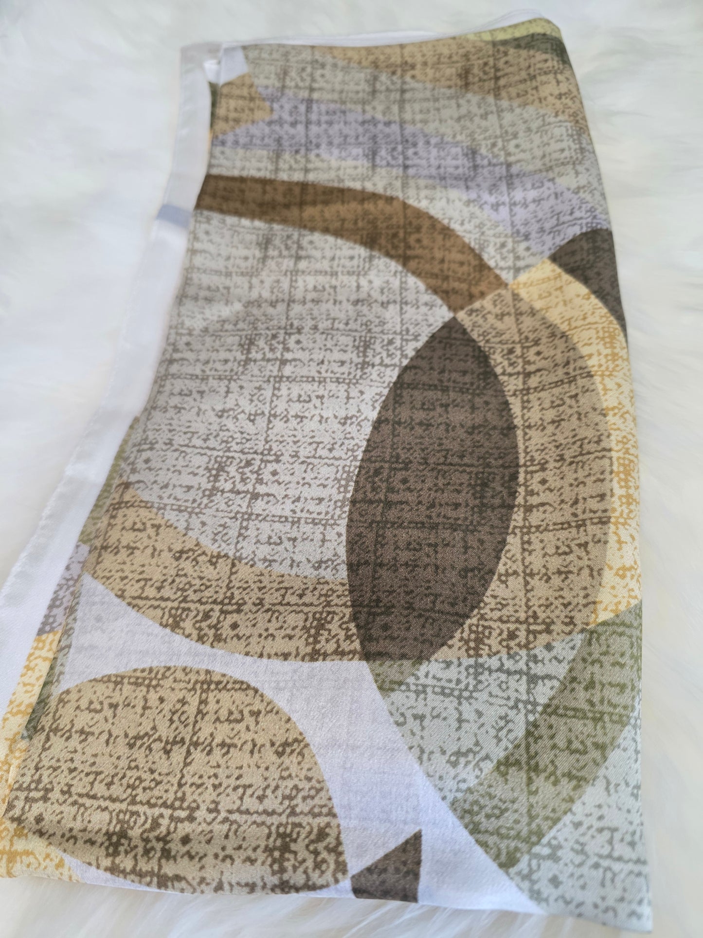 Foulard Soie Premium – Rectangle 170 x 60 cm Vert clair