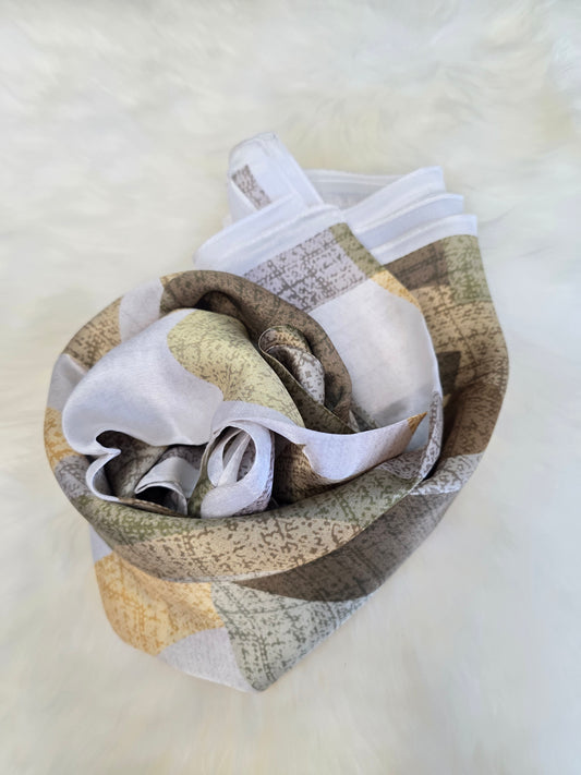 Foulard Soie Premium – Rectangle 170 x 60 cm Vert clair