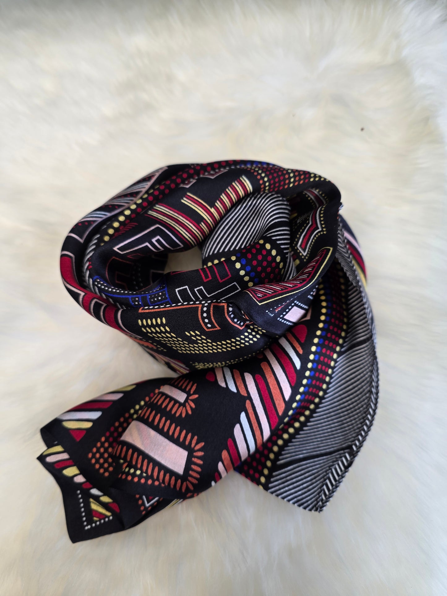 Foulard Soie Premium – Rectangle 170 x 60 cm Multicolore