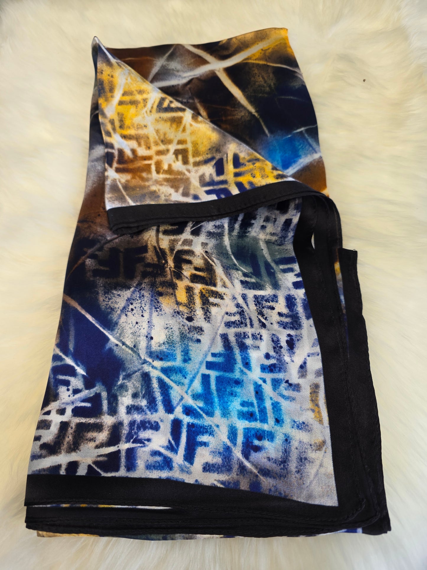 Foulard Soie Premium – Rectangle 170 x 60 cm Multicolore
