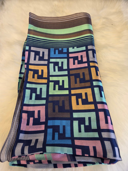 Foulard Soie Premium – Rectangle 170 x 60 cm Multicolore
