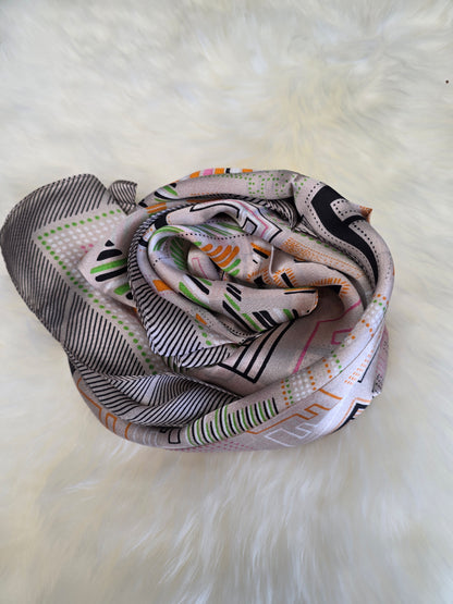Foulard Soie Premium – Rectangle 170 x 60 cm Multicolore