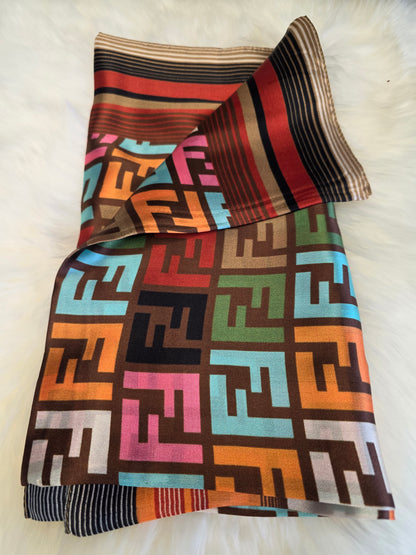 Foulard Soie Premium – Rectangle 170 x 60 cm Multicolore