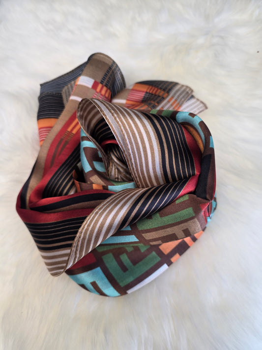 Foulard Soie Premium – Rectangle 170 x 60 cm Multicolore