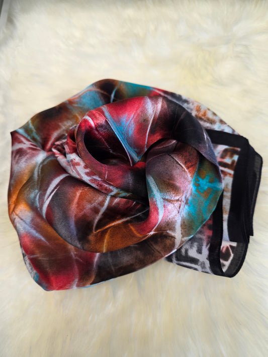 Foulard Soie Premium – Rectangle 170 x 60 cm Multicolore
