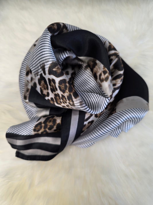Foulard Soie Premium – Rectangle 170 x 60 cm Brun