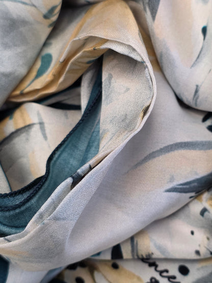 Foulard en Fibre de Soie imprimé 170×60 cm A07