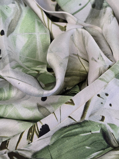 Foulard en Fibre de Soie imprimé 170×60 cm A03