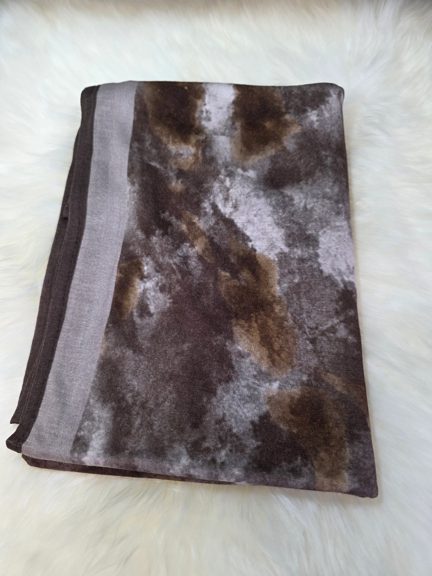 Foulard Lycra Prestige 170 x 60 cm Brun