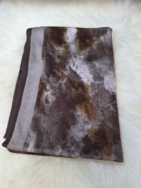 Foulard Lycra Prestige 170 x 60 cm Brun
