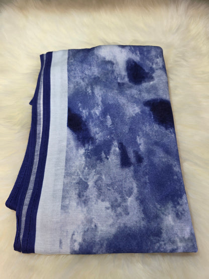 Foulard Lycra Prestige 170 x 60 cm Bleu
