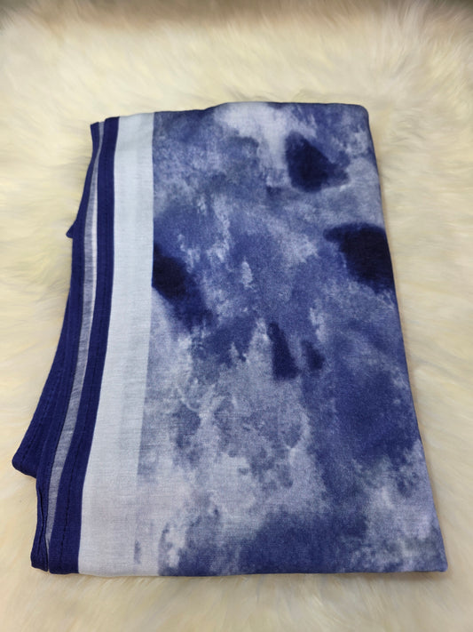 Foulard Lycra Prestige 170 x 60 cm Bleu