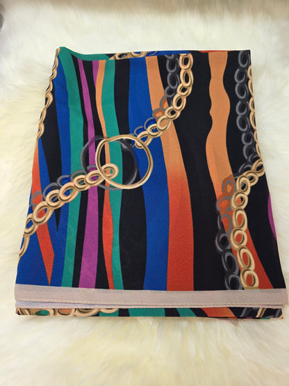 Foulard en Crêpe d'Italie 170×60 cm Modèle VO