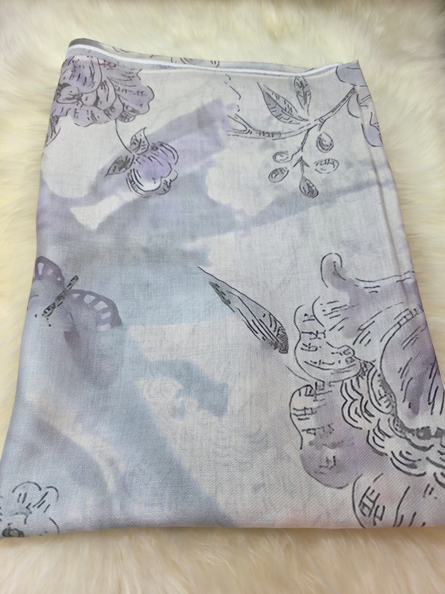 Egyptian Yarn Scarf 170×60 cm B26